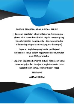 MODUL PEMBELAJARAN AKIDAH AHLAK(1)