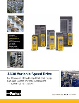 Parker - AC30 Variable speed drive 