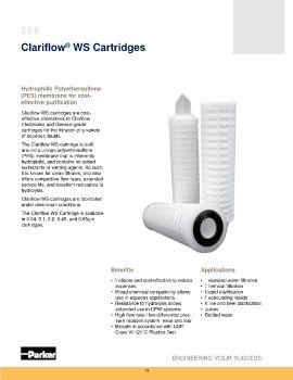 Parker - Clariflow WS Cartridges 