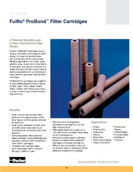 Parker - Fulflo ProBond Filter Cartridges (2008)