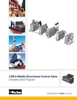 Parker - L90LS Mobile directional control valve canadian build program 