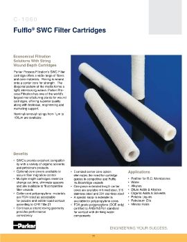 Parker - Fulflo SWC Filter Cartridges 