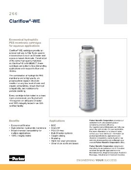 Parker - Clariflow-WE