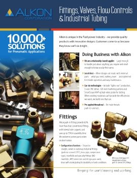 Alkon - Fittings, Valves, Flow Controls & Industrial Tubing