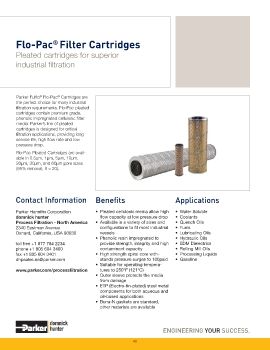 Parker - Flo-Pac Filter Cartridges 