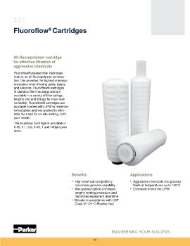 Parker - Fluoroflow Cartridges 