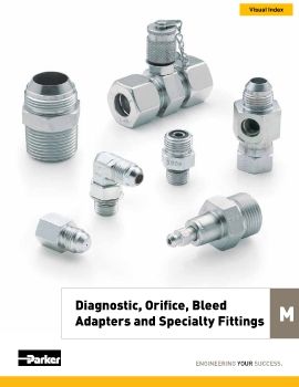 Parker - Diagnostic, Orifice, bleed adapters and specialty fittings 