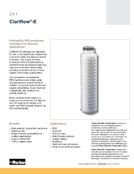 Parker - Clariflow-E