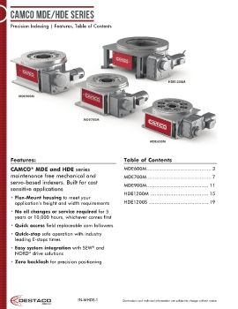 Destaco - CAMCO MDE/HDE Series