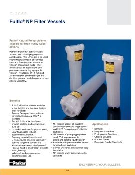 Parker - Fulflo NP Filter Vessels