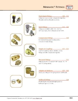 Clippard - Minimatic Fittings 