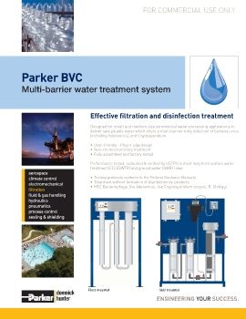 Parker - BVC multi-barrier water treatment system 