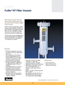 Parker - Fulflo HT Filter Vessels