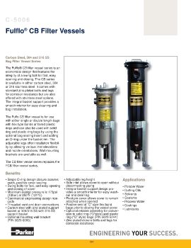 Parker - Fulflo CB Filter Vessels 