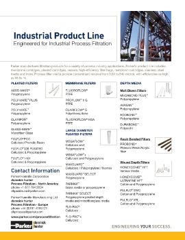 Parker - Industrial product line