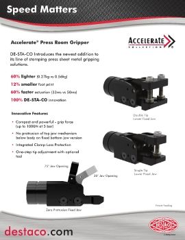 Destaco - Accelerate Press Room Gripper