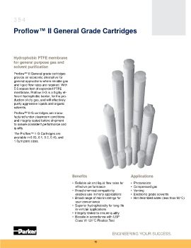 Parker - Proflow II General Grade Cartridges 