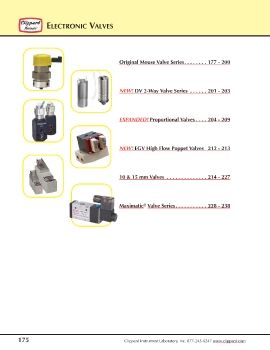 Clippard - Electronic Valves