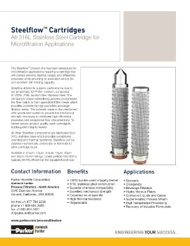 Parker - Steelflow cartridges 