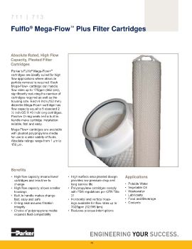 Parker - Fulflo Mega-FLow Plus Filter Cartridges 