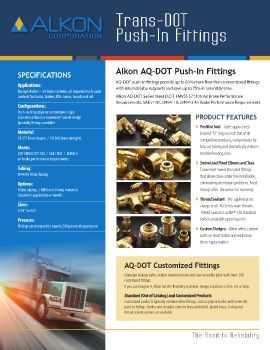 Alkon - Trans-DOt Push-In Fittings
