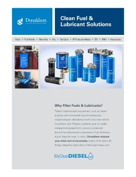 Donaldson - Clean Fuel and Lubricant Solutions 