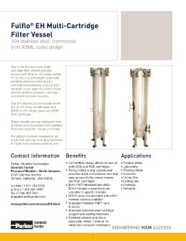 Parker - Fulflo E-Series Multi-Cartridge Filter Vessel 