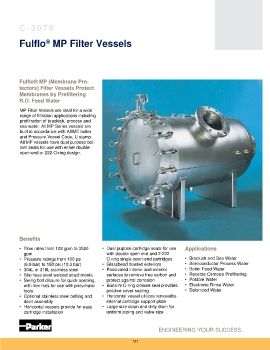 Parker - Fulflo MP Filter Vessels