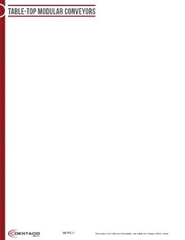 Destaco - Table Top Modular Conveyors