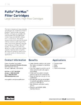 Parker - Fulflo ParMax Filter Cartridges