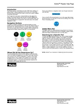 Parker - Adobe reader help page