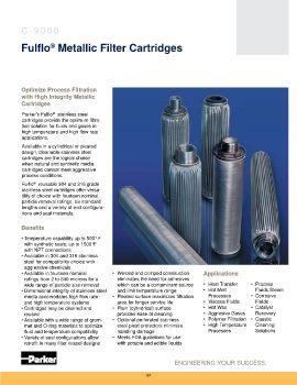 Parker - Fulflo Metallic Filter Cartridges