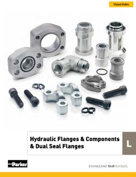 Parker - Hydraulic flanges and components and dual seal flanges 