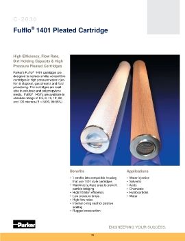 Parker - Fulflo 1401 Pleated Cartridge 