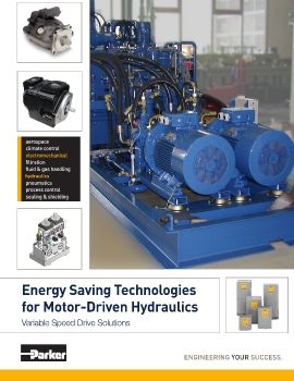 Parker - Energy saving technologies or motor driven hydraulics