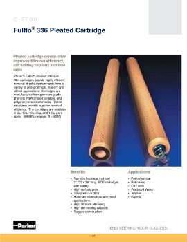 Parker - Fulflo 336 Pleated Cartridge