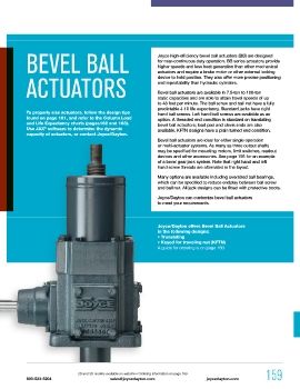 Joyce - Bevel Ball Actuators