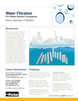 Parker - Water filtration 