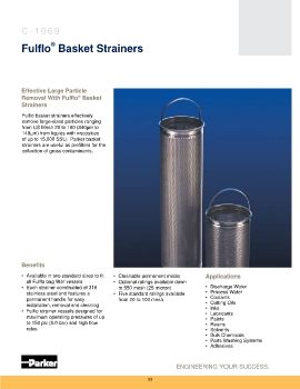 Parker - Fulflo Basket Strainers 