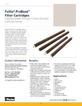 Parker - Fulflo ProBond Filter Cartridges 