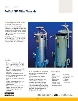 Parker - Fulflo SF Filter Vessels 