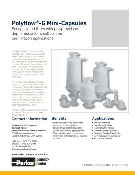 Parker - Polyflow-G Mini-capsules