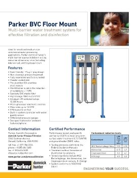 Parker - BVC floor mount