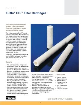 Parker - Fulflo XTL Filter cartridges