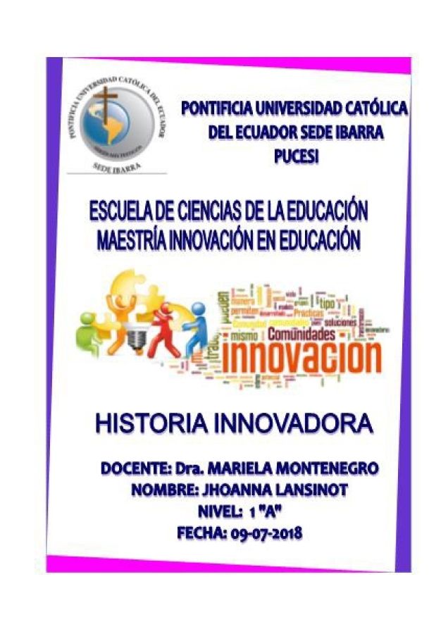 HISTORIA DE INNOVACION