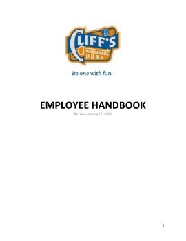 2018 Employee Manual