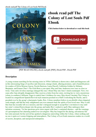 ebook read pdf the colony of lost souls pdf ebook
