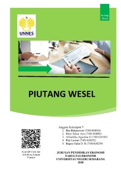 KELOMPOK 7 PAKT B 2018 PIUTANG WESEL MEDIA