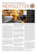 Westwood Warrior Band Newsletter -- December