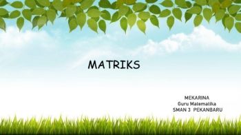 Materi Matriks (1)
